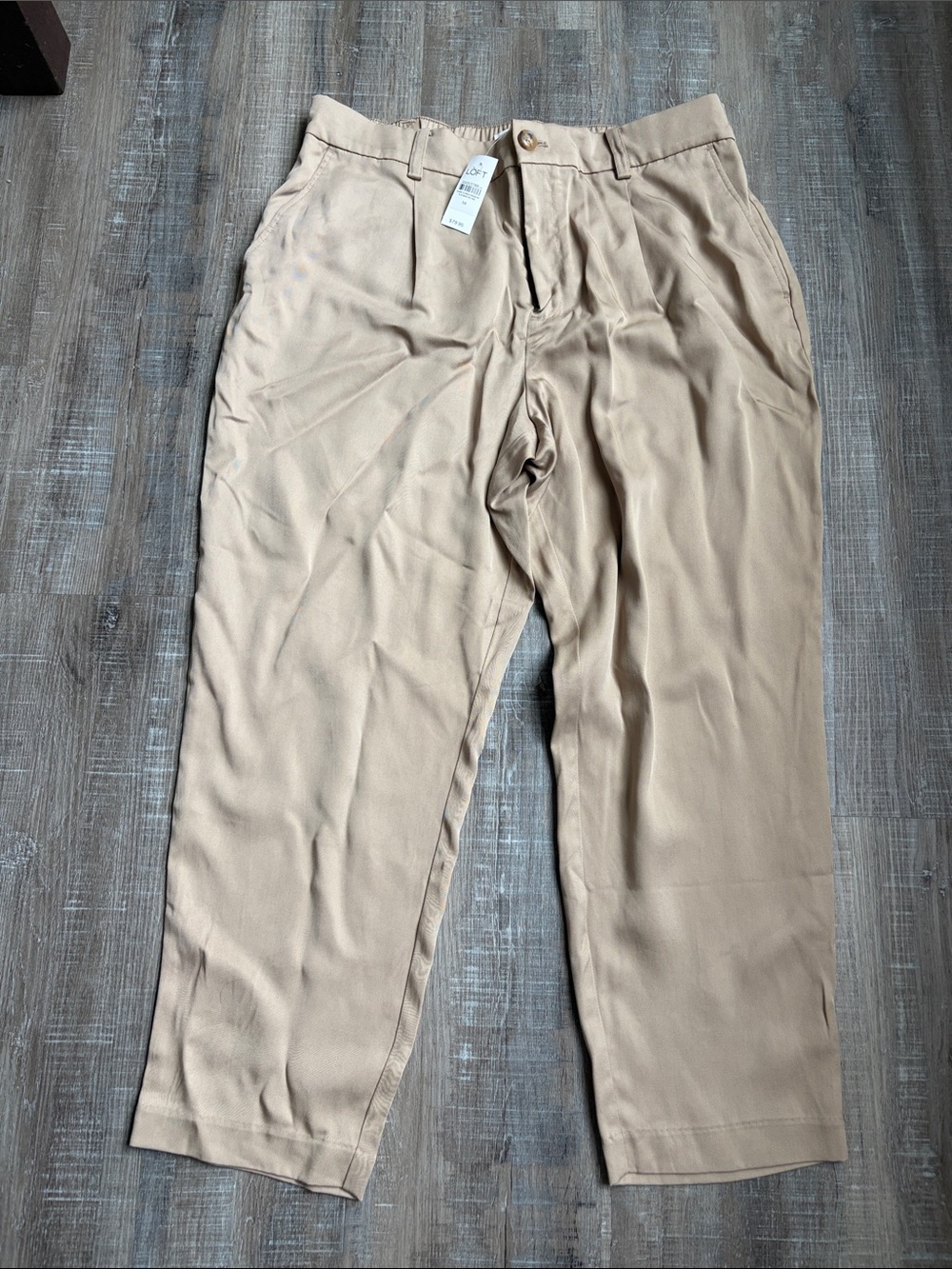Women’sRelaxed Fit Tan Dress Pants